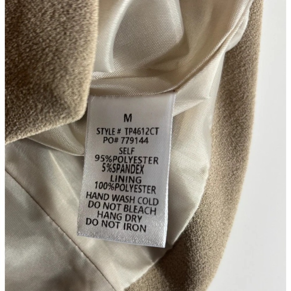 Fashion Nova Work Blaze Business Vest Top Set of 2 Womens Medium Black Tan Lined - Picture 7 of 10